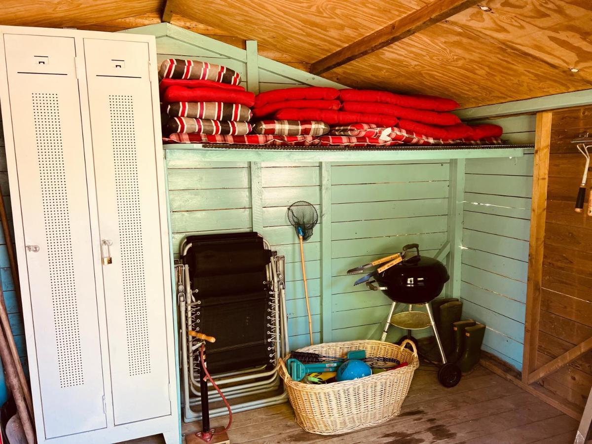 Supergezellig Vakantiehuis Met Hele Grote Tuin Bij Nijmegen Ewijk Eksteriør billede