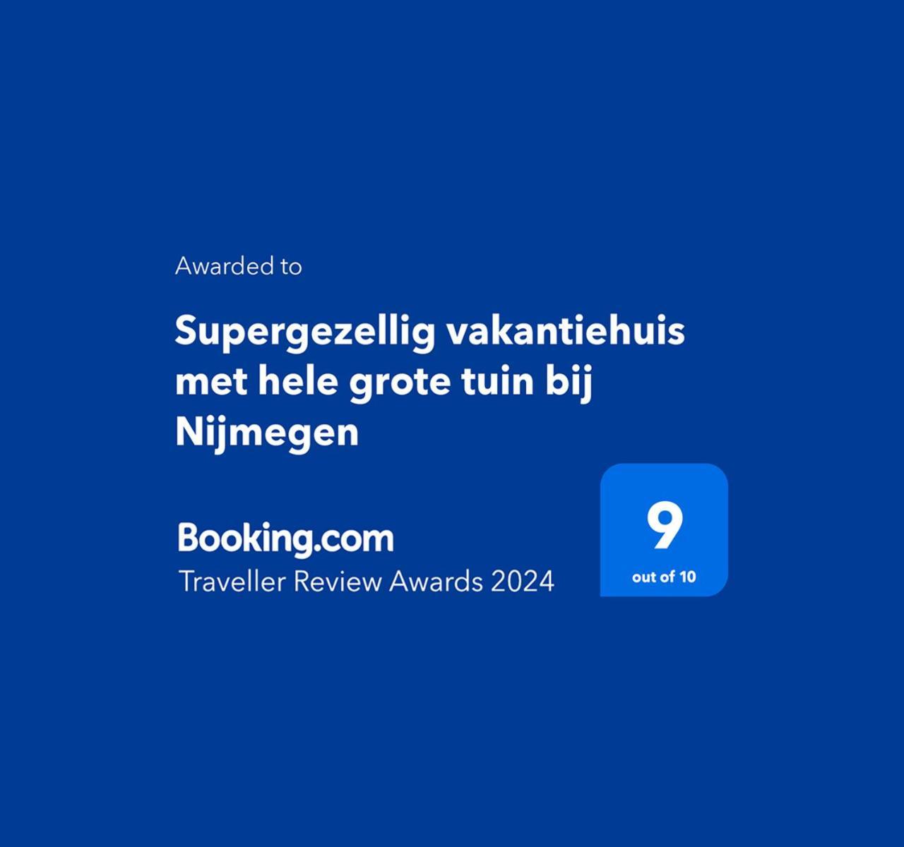 Supergezellig Vakantiehuis Met Hele Grote Tuin Bij Nijmegen Ewijk Eksteriør billede